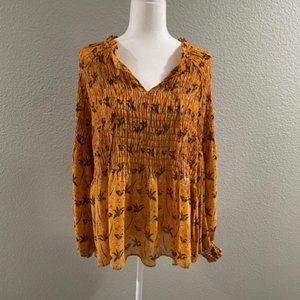 Rose + Olive Floral Blouse